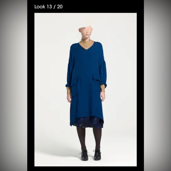 TSE F/W 2008 Metallic V-Neck Cargo Pocket Dress - Picture 7 of 7